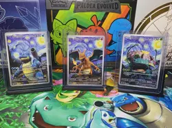 SALE! | Charizard with The Starry Night | V. Gogh Pokemon Cards | #9 | Rd. Des. - Image 3