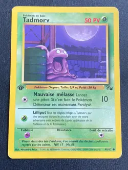 CARTE POKEMON TADMORV 48/62 EDITION 1 FR COMMUNE WIZARDS FOSSILE - BE - Image 1