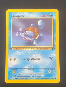 CARTE POKEMON CARAPUCE 68/82 EDITION 1 FR COMMUNE WIZARDS TEAM ROCKET - BE - Image 1