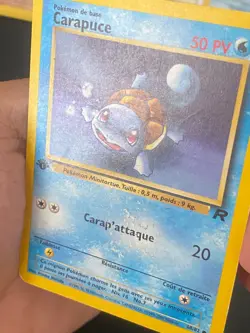 CARTE POKEMON CARAPUCE 68/82 EDITION 1 FR COMMUNE WIZARDS TEAM ROCKET - BE - Image 2