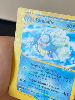CARTE POKEMON CARABAFFE 92/165 FR PEU COMMUNE WIZARDS EXPEDITION - BE+ - Image 2