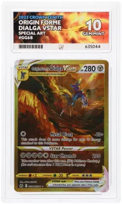 Origin Forme Dialga VSTAR - GG68/GG70 - ACE 10 GEM MINT - Pokemon Crown Zenith - Image 1