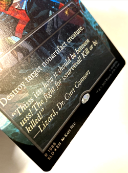 MTG Go for the Throat (Rainbow Foil) Secret Lair x Spider-Man 1986 NM - Image 2