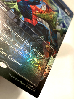 MTG Go for the Throat (Rainbow Foil) Secret Lair x Spider-Man 1986 NM - Image 3