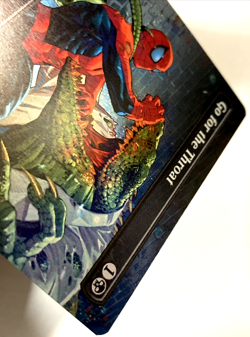 MTG Go for the Throat (Rainbow Foil) Secret Lair x Spider-Man 1986 NM - Image 4