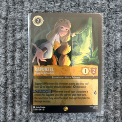 Lorcana Whispers in the Well Foil Rapunzel Ready For Adventure 3/204 Legendary - Image 1