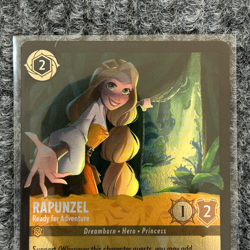 Lorcana Whispers in the Well Foil Rapunzel Ready For Adventure 3/204 Legendary - Image 5