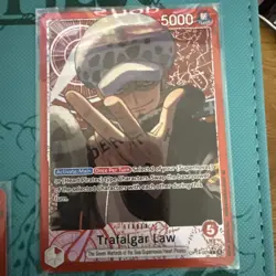 OP14-001 Trafalgar Law [English] | Alt Art Leader | The Azure Sea's Seven OPTCG - Image 2
