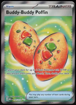 Buddy-Buddy Poffin 167/132 - Ultra Rare - Mega Evolution - Pokemon TCG - NM - Image 1