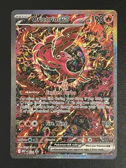 NM! Oricorio EX MEP 024 Promo Full Art Card Mega Charizard X UPC Pokemon TCG - Image 1