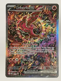 NM! Oricorio EX MEP 024 Promo Full Art Card Mega Charizard X UPC Pokemon TCG - Image 1