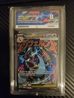 Ace 8 Mega Charizard x Ex Black Star Promo Pokemon Card. - Image 1