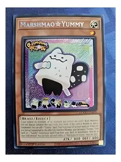 YU-GI-OH Marshmao Yummy DOOD-EN024 1st Edition Secret Rare NM - Image 1
