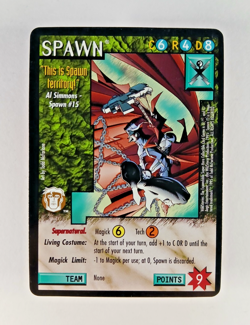 Spawn - Wildstorms CCG card (1995) WSCCG Limited, UR Character, McFarlane - Image 1