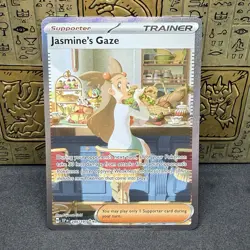 Jasmine's Gaze 245/191 SV08: Surging Sparks SIR Pokemon TCG Card NM - Image 1