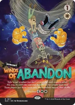 MTG English Winds of Abandon NM Normal Secret Lair - Image 1
