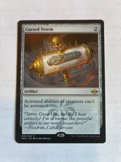 Cursed Totem Modern Horizons 2 Magic: The Gathering Card NM - Image 1