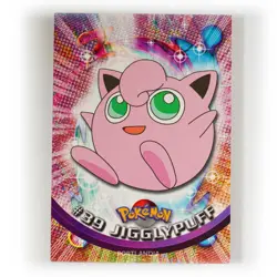 Topps - Pokemon - Jigglypuff - Non Holo - #39 - Series 1 Card - Image 1