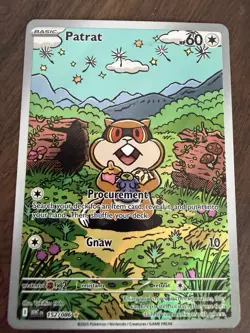 Pokemon TCG Patrat 152/086 White Flare Illustration Rare Card NM/M Condition - Image 1