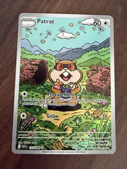 Pokemon TCG Patrat 152/086 White Flare Illustration Rare Card NM/M Condition - Image 3