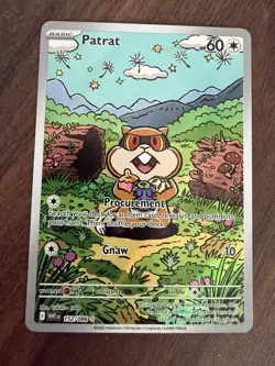 Pokemon TCG Patrat 152/086 White Flare Illustration Rare Card NM/M Condition - Image 4