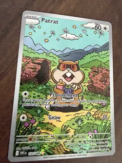 Pokemon TCG Patrat 152/086 White Flare Illustration Rare Card NM/M Condition - Image 5