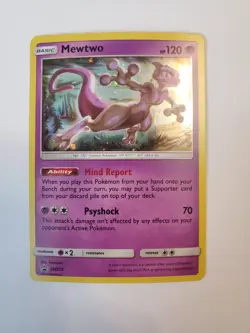 Mewtwo - SM214 - Black Star Holo Rare Promo - Pokemon Card LP - Image 1