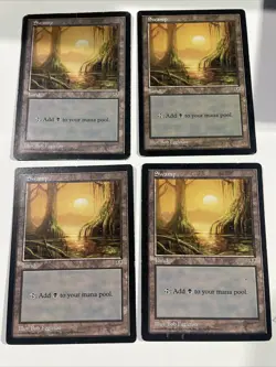 Magic The Gathering MTG SWAMP Mirage LP Lightly Played 001 - Image 1