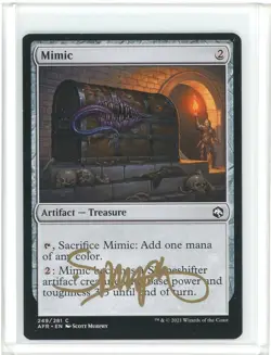 Mimic Adventures in the Forgotten Realms Signed Artist Proof MTG - Image 2