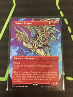 MTG Magic The Gathering Shivan Dragon Secret Lair Dragon Commander - Image 1
