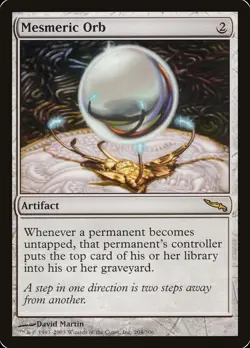 1x LP Mesmeric Orb MTG Mirrodin SV - Image 1