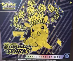 Brand New Pokemon Scarlet & Violet Surging Sparks ETB Elite Trainer Box Sealed - Image 1