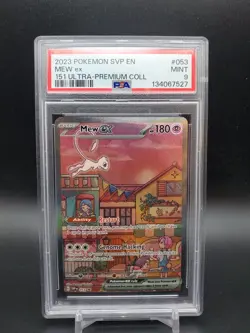 2023 Mew ex SVP 053 Promo 151 Ultra Premium Collection PSA 9 Pokemon TCG - Image 1