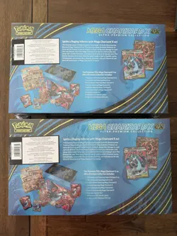Pokemon Mega Charizard x EX Ultra-Premium Collection (2 Boxes 36 Booster Packs) - Image 2