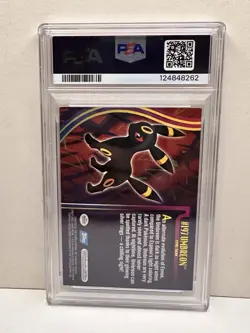2001 TOPPS POKEMON UMBREON JOHTO LEAGUE CHAMPIONS #197 PSA 8 NEAR MINT RARE - Image 2