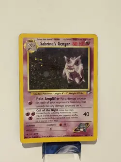 Pokemon TCG Gengar 14/132 Unlimited Holo Rare Sabrina's Gym Heroes - Image 1