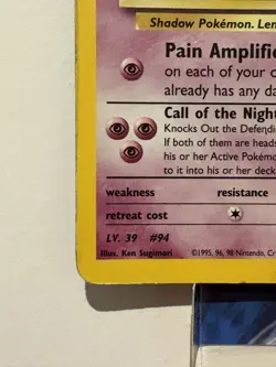 Pokemon TCG Gengar 14/132 Unlimited Holo Rare Sabrina's Gym Heroes - Image 5