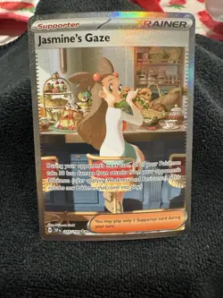 Pokemon TCG Jasmine's Gaze Full Art Holo Trainer Surging Sparks #245/191 - Image 1