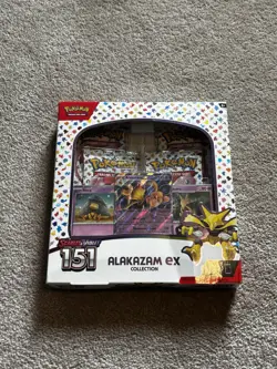 Pokemon TCG Scarlet and Violet 151 Alakazam EX Collection Box 4 Packs Sealed NEW 820650855269 - Image 2