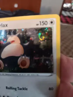 SWIRL Snorlax 140/202 COSMOS HOLO Variant Promo Pokemon NM Sword & Shield - Image 2