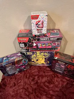 Pokemon TCG Bundle lot, 151 Bb, ETB, 5 Pack Tins - Image 2