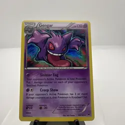 Pokemon Gengar 60/162 Breakthrough Holo Rare Stage 2 HP 130 - Image 1