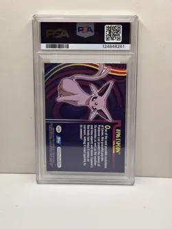 2001 TOPPS POKEMON ESPEON JOHTO LEAGUE CHAMPIONS #196 PSA 8 NEAR MINT - Image 2