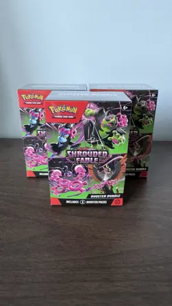 Pokemon TCG: Scarlet &Violet Shrouded Fable Booster Bundle [3 Bundles, 18 Packs] - Image 1