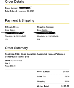 Mega Evolution Ascended Heroes Pokemon Center ETB Elite Trainer Box *PRESALE* - Image 2