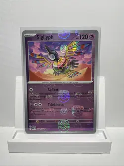 2025 Pokemon SV White Flare Sigilyph Reverse Holo Master Ball Uncommon #038/086 - Image 1
