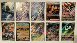 Pokemon Lot of 10 Illustration Rare’s: N’s Reshiram X2, Zorua, Durant etc. - Image 1