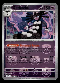 Gothitelle (Master Ball Pattern) 043/086 SV: White Flare Rare Pokemon TCG - Image 1