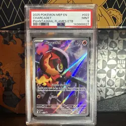 2025 POKEMON Phantasmal Flames #022 CHARCADET PSA 9 PROMO - Image 1