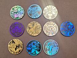 Pokemon Coins TCG Official Lot of 10 - NO DUPLICATES - Image 3
